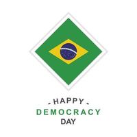 vetor de design do dia do brasil