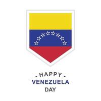 vetor de design do dia da venezuela