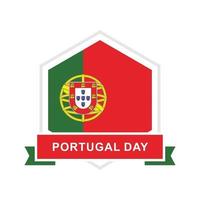 vetor de design do dia de portugal