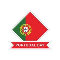 vetor de design do dia de portugal