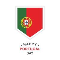 vetor de design do dia de portugal