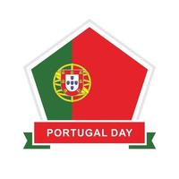 vetor de design do dia de portugal