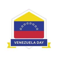 vetor de design do dia da venezuela