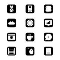 Conjunto de vetor SEO Search Engine Optimization Icons