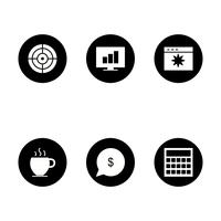 Conjunto de vetor SEO Search Engine Optimization Icons