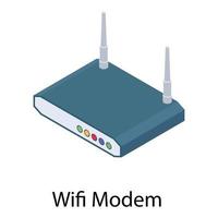 conceitos de roteador wi-fi vetor