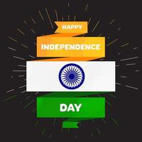 feliz Dia da Independência vetor