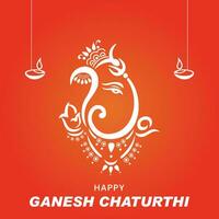 ganesh chaturthi postar vetor