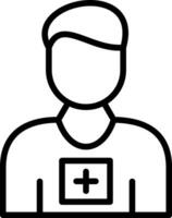 design de ícone de vetor de paciente