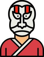 kabuki vetor ícone Projeto