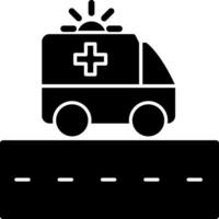 ambulância faixa vetor ícone Projeto