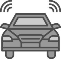 Autônomo carro vetor ícone Projeto