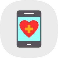 saúde aplicativo vetor ícone Projeto