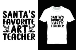 design de camiseta de natal vetor