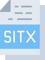 sitx Arquivo formato vetor ícone Projeto