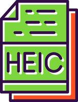 heic vetor ícone Projeto