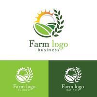 natural moderno minimalista logotipo vetor
