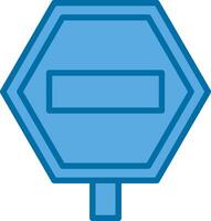 design de ícone de vetor de sinal de estrada