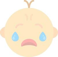 bebê chorando vetor ícone Projeto