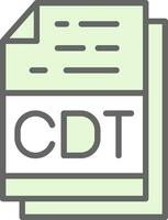 CDT vetor ícone Projeto
