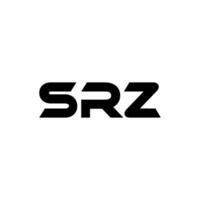 srz carta logotipo projeto, inspiração para uma único identidade. moderno elegância e criativo Projeto. marca d'água seu sucesso com a impressionante isto logotipo. vetor