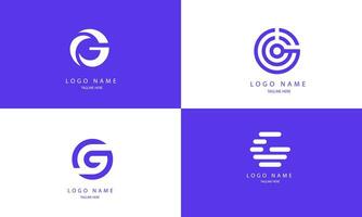 design do logotipo da letra g vetor