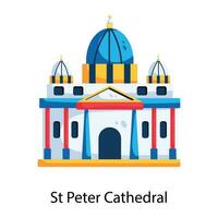 st Peter catedral vetor