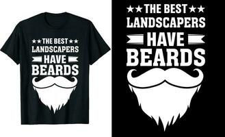 melhor paisagensrs ter barbas engraçado paisagensrs grandes manga camiseta ou paisagensrs t camisa Projeto ou barbas camiseta Projeto vetor