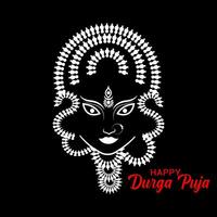 feliz durga puja fundo Projeto vetor