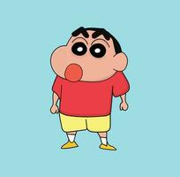 shinchan fofa vetor