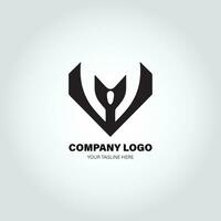 companhia logotipo com girar formas, dentro a estilo do minimalista monocromático, Preto e branco, simples, estêncil Projeto estilo vetor