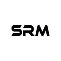 srm carta logotipo projeto, inspiração para uma único identidade. moderno elegância e criativo Projeto. marca d'água seu sucesso com a impressionante isto logotipo. vetor