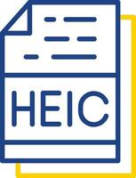 heic vetor ícone Projeto