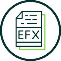 efx vetor ícone Projeto