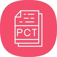 pct Arquivo formato vetor ícone Projeto