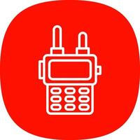 design de ícone de vetor de walkie talkie