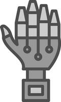 robô mão vetor ícone Projeto