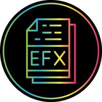 efx vetor ícone Projeto