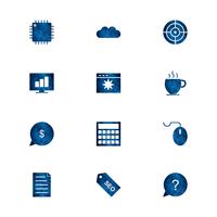 Conjunto de vetor SEO Search Engine Optimization Icons