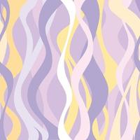linha de onda abstrata e loops padrão sem emenda. grade redemoinho fundo ornamental ondulado. textura de movimento de fluxo caótico. papel de parede de doodle festivo geométrico vetor