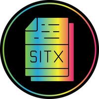 sitx Arquivo formato vetor ícone Projeto