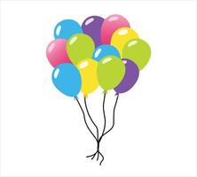 balão de vetor de festa, balão colorido, balão, festa