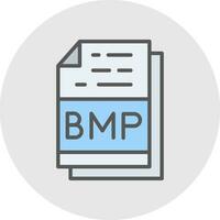 bmp Arquivo formato vetor ícone Projeto