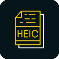 heic vetor ícone Projeto