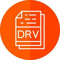 drv Arquivo formato vetor ícone Projeto