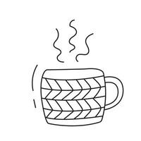 vetor ilustração do uma caneca com uma quente beber