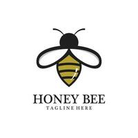 vetor querida abelha logotipo modelo