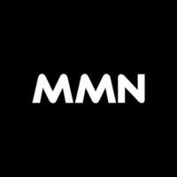 mmn carta logotipo projeto, inspiração para uma único identidade. moderno elegância e criativo Projeto. marca d'água seu sucesso com a impressionante isto logotipo. vetor