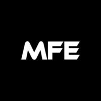 mfe carta logotipo projeto, inspiração para uma único identidade. moderno elegância e criativo Projeto. marca d'água seu sucesso com a impressionante isto logotipo. vetor