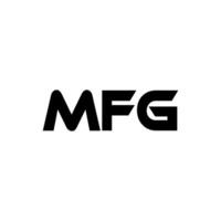 mfg carta logotipo projeto, inspiração para uma único identidade. moderno elegância e criativo Projeto. marca d'água seu sucesso com a impressionante isto logotipo. vetor